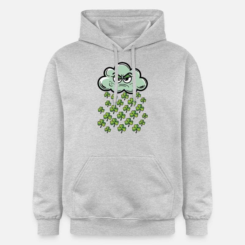 Fête de la Saint-Patrick - Sweat à capuche Softstyle® Gildan Unisexe - gris clair chiné