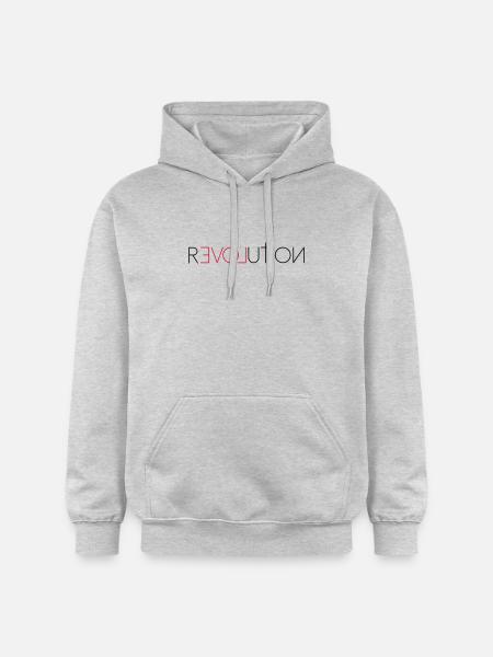 love revolution - Gildan Unisex Softstyle® Midweight Hoodie - light heather grey