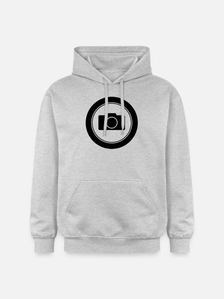 Kamera / / digital kamera / / Kamera / / foto - Gildan Softstyle® Midweight unisex-hoodie - lysegrå meleret