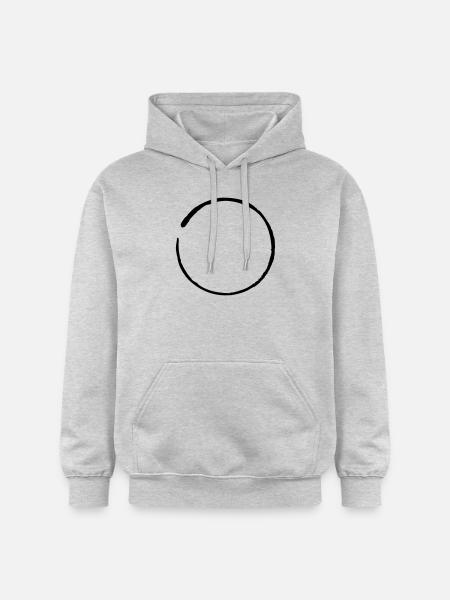 zen yoga - Gildan Unisex Softstyle® Midweight Hoodie - Hellgrau meliert