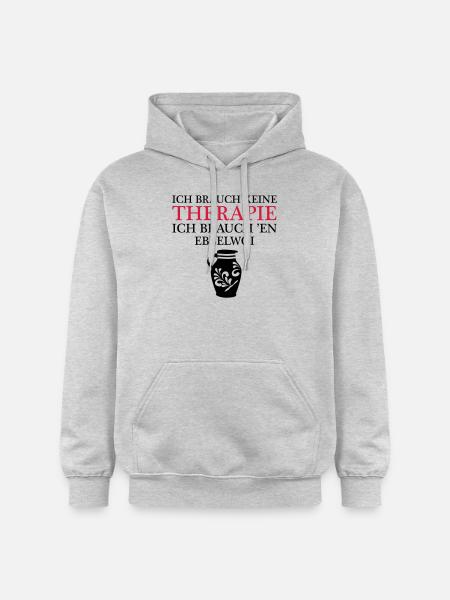 Frankfurter Apfelwein - Gildan Unisex Softstyle® Midweight Hoodie - Hellgrau meliert
