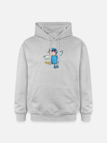 Schutzengel Leon - Gildan Unisex Softstyle® Midweight Hoodie - Hellgrau meliert