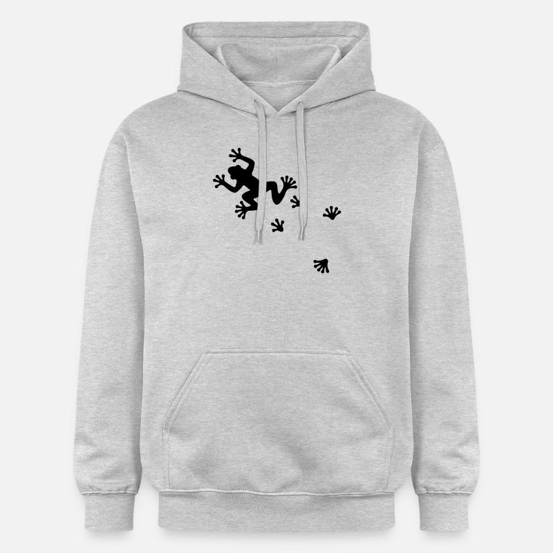 Marche de grenouille - Sweat à capuche Softstyle® Gildan Unisexe - gris clair chiné