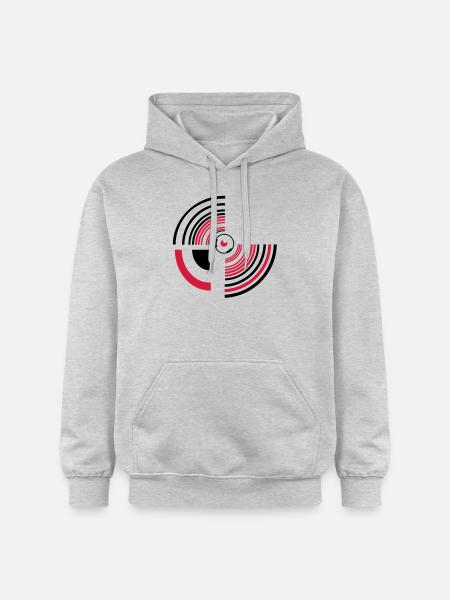 circle - Gildan Unisex Softstyle® Midweight Hoodie - light heather grey