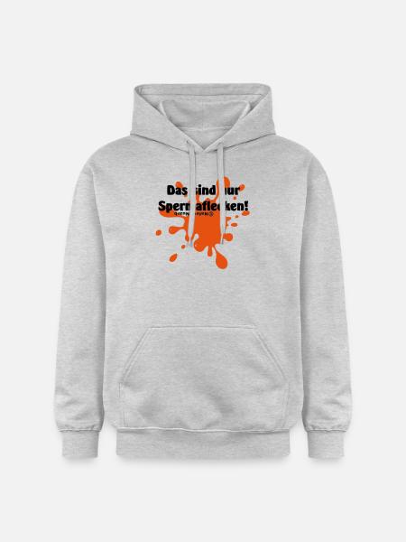 Spermaflecken - Gildan Unisex Softstyle® Midweight Hoodie - Hellgrau meliert