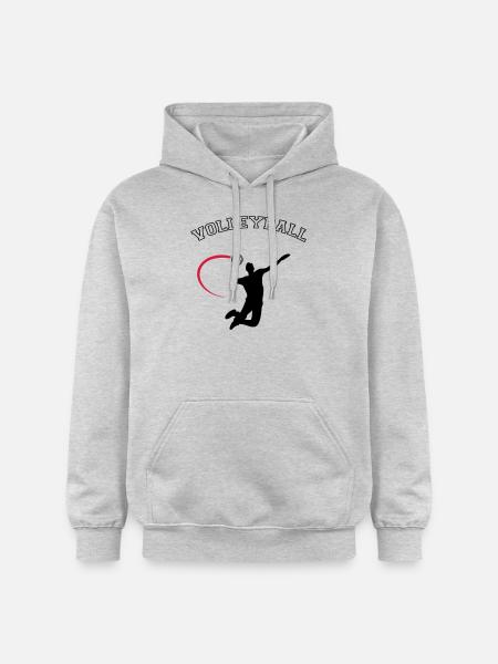 volleyball - Gildan Unisex Softstyle® Midweight Hoodie - light heather grey