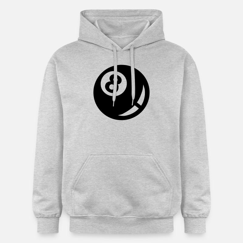 Billard - Sweat à capuche Softstyle® Gildan Unisexe - gris clair chiné