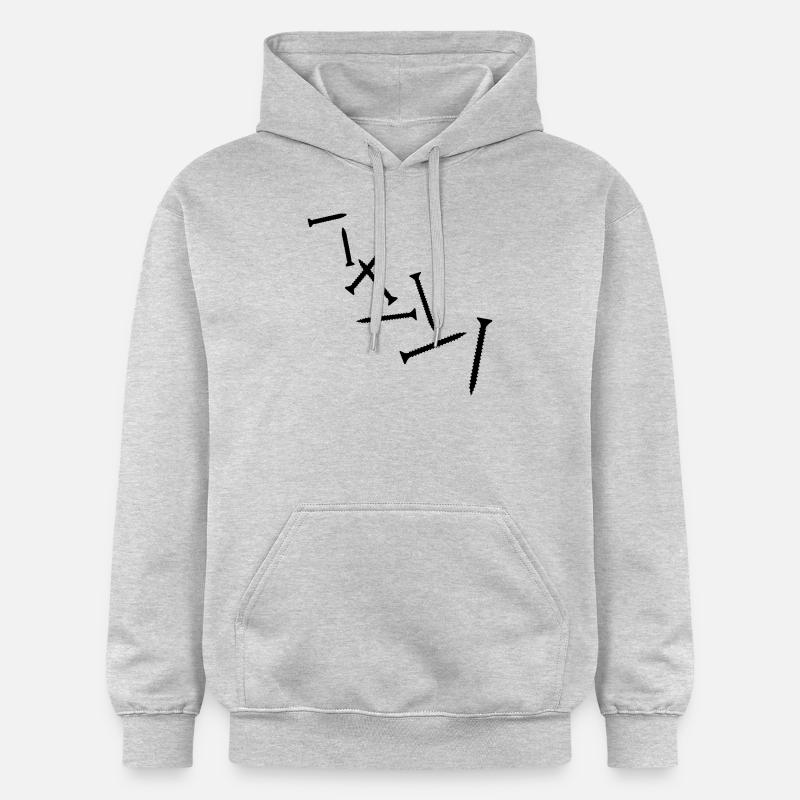 Vis - Sweat à capuche Softstyle® Gildan Unisexe - gris clair chiné