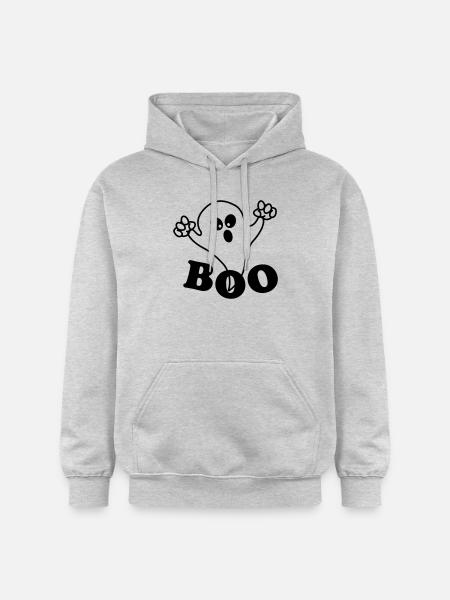 Spook Boo - Sweat à capuche Softstyle® Gildan Unisexe - gris clair chiné