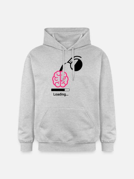 Coffee charging status - Gildan Unisex Softstyle® Midweight Hoodie - light heather grey