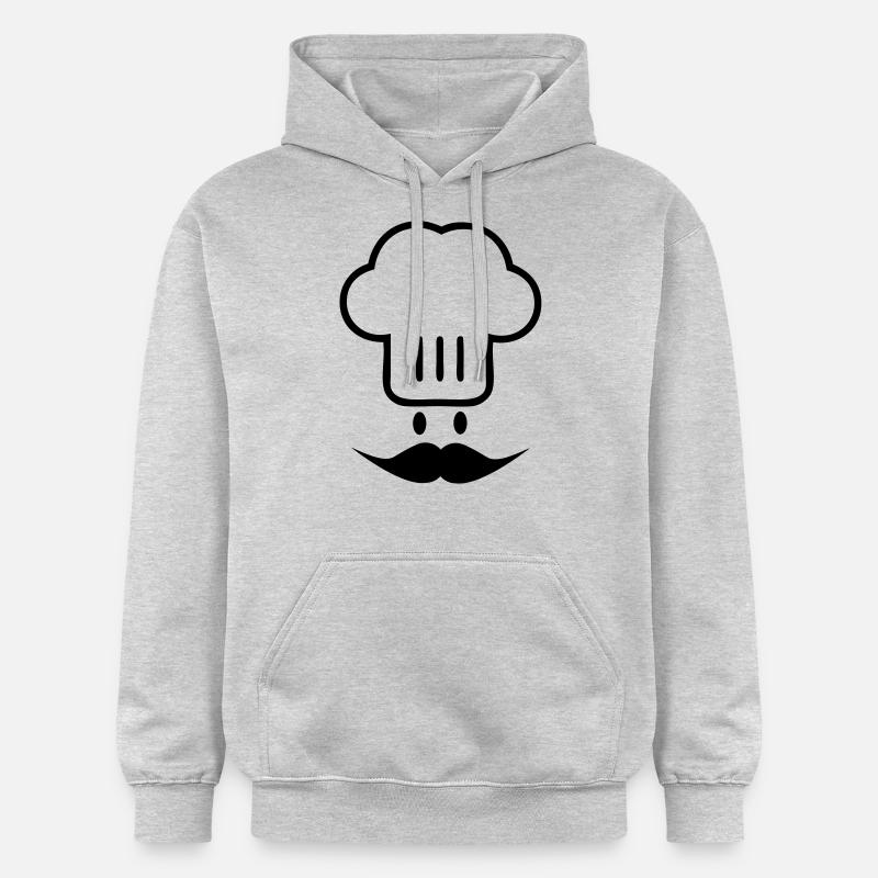 Tête de chef - Sweat à capuche Softstyle® Gildan Unisexe - gris clair chiné