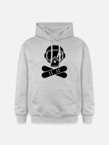 Snowboard - Gildan Unisex Softstyle® Midweight Hoodie - light heather grey