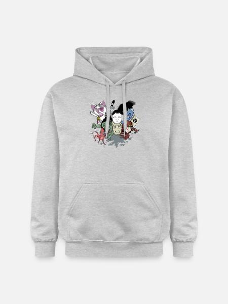 Monster cloud - Gildan Unisex Softstyle® Midweight Hoodie - light heather grey