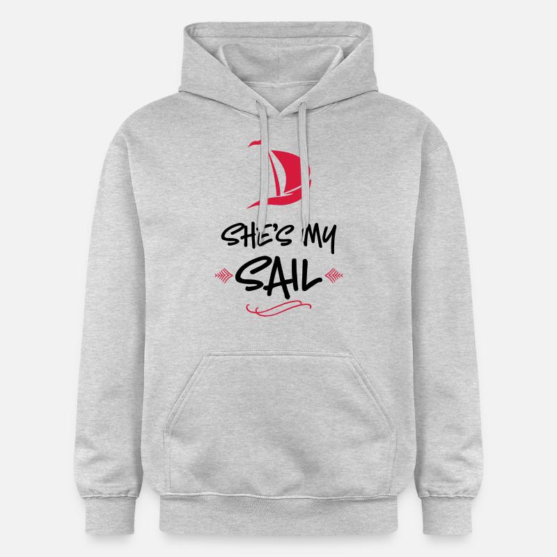 mariage - Sweat à capuche Softstyle® Gildan Unisexe - gris clair chiné