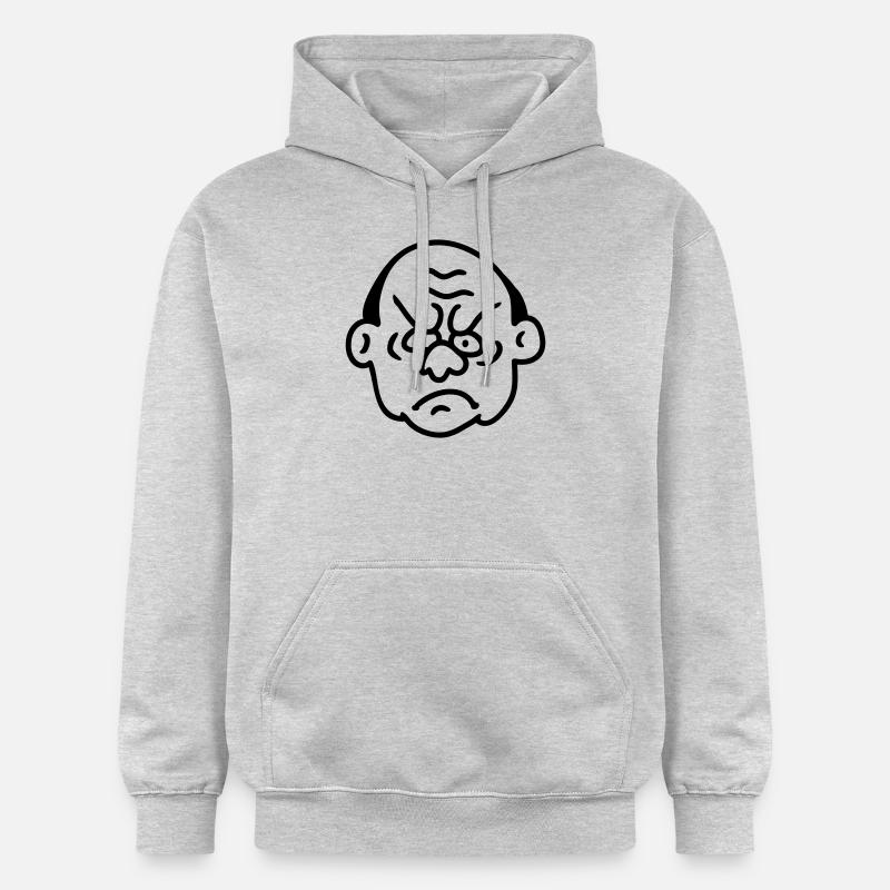 Chef - insatisfait - Line - Sweat à capuche Softstyle® Gildan Unisexe - gris clair chiné