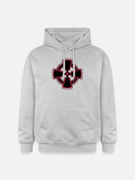 celtic_cross - Gildan Unisex Softstyle® Midweight Hoodie - light heather grey