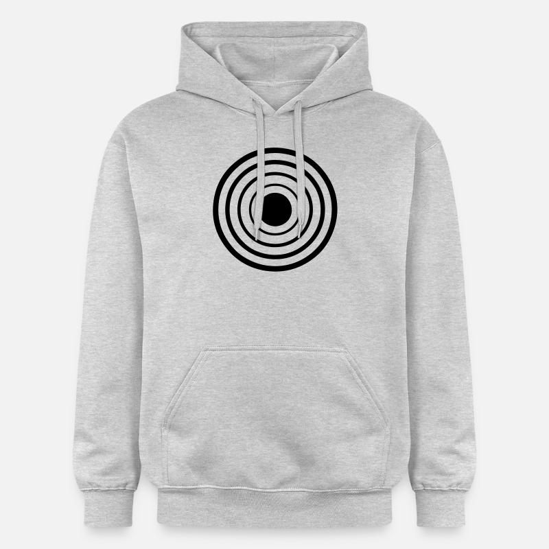 target cible cercle 2106 - Sweat à capuche Softstyle® Gildan Unisexe - gris clair chiné