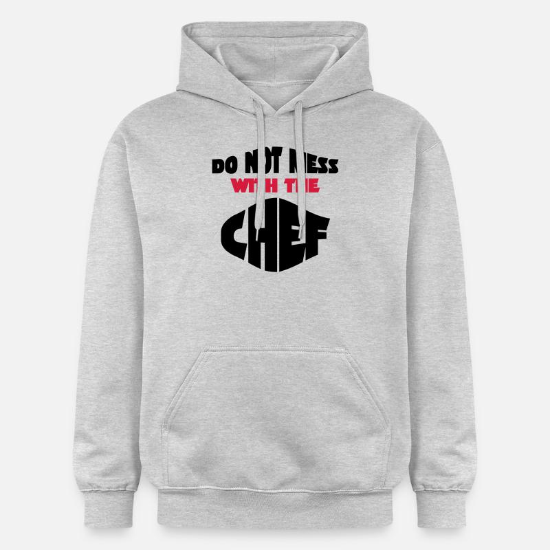 chef - Sweat à capuche Softstyle® Gildan Unisexe - gris clair chiné