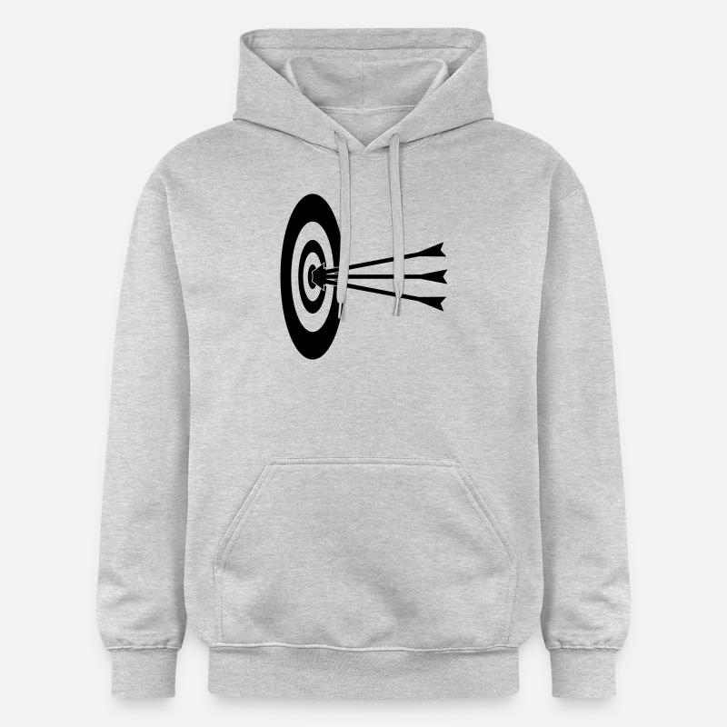 Archery Design - Sweat à capuche Softstyle® Gildan Unisexe - gris clair chiné