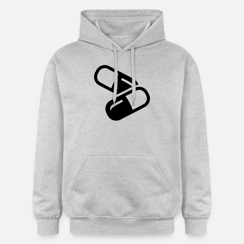 Tablette - Gildan Unisex Softstyle® Midweight Hoodie - Hellgrau meliert