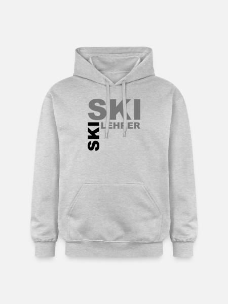 Skilehrer - V2 - Gildan Unisex Softstyle® Midweight Hoodie - Hellgrau meliert