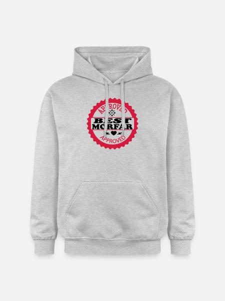 Approved best morfar - Gildan Unisex Softstyle® Midweight Hoodie - light heather grey