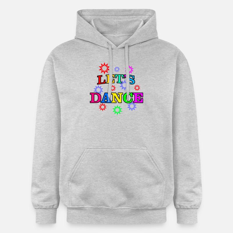 Permet de danser -Musique - Sweat à capuche Softstyle® Gildan Unisexe - gris clair chiné