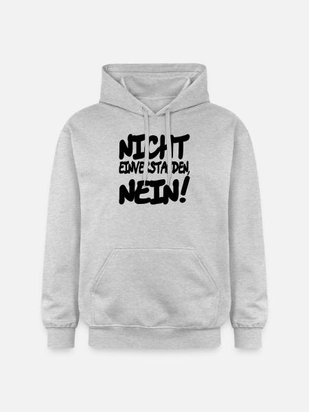 nicht nein - Gildan Unisex Softstyle® Midweight Hoodie - Hellgrau meliert