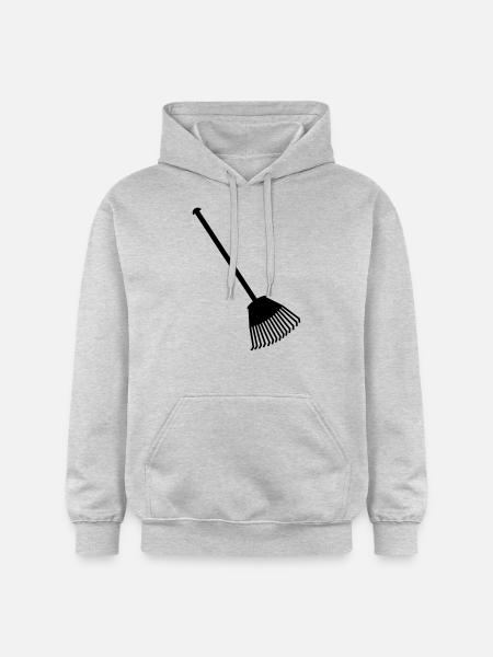 Rake - Gardener - Gildan Unisex Softstyle® Midweight Hoodie - light heather grey