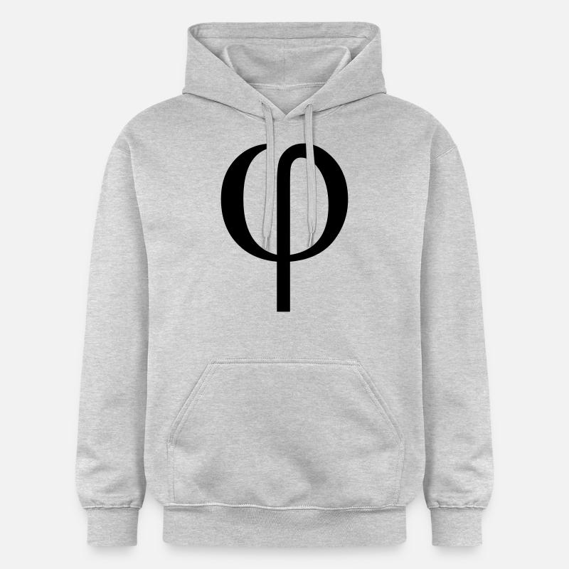 phi greek - Sweat à capuche Softstyle® Gildan Unisexe - gris clair chiné