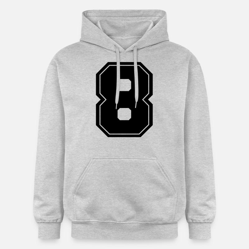 8 - Sweat à capuche Softstyle® Gildan Unisexe - gris clair chiné