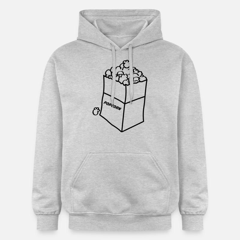 Maïs soufflé 01 - Sweat à capuche Softstyle® Gildan Unisexe - gris clair chiné