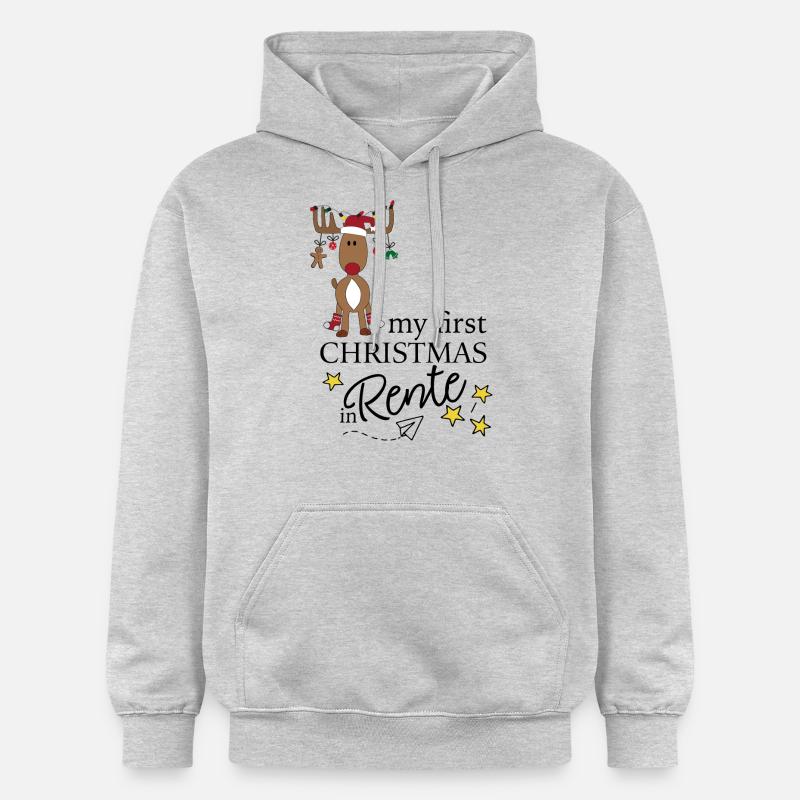 Dictons amusants pour les retraités - Sweat à capuche Softstyle® Gildan Unisexe - gris clair chiné