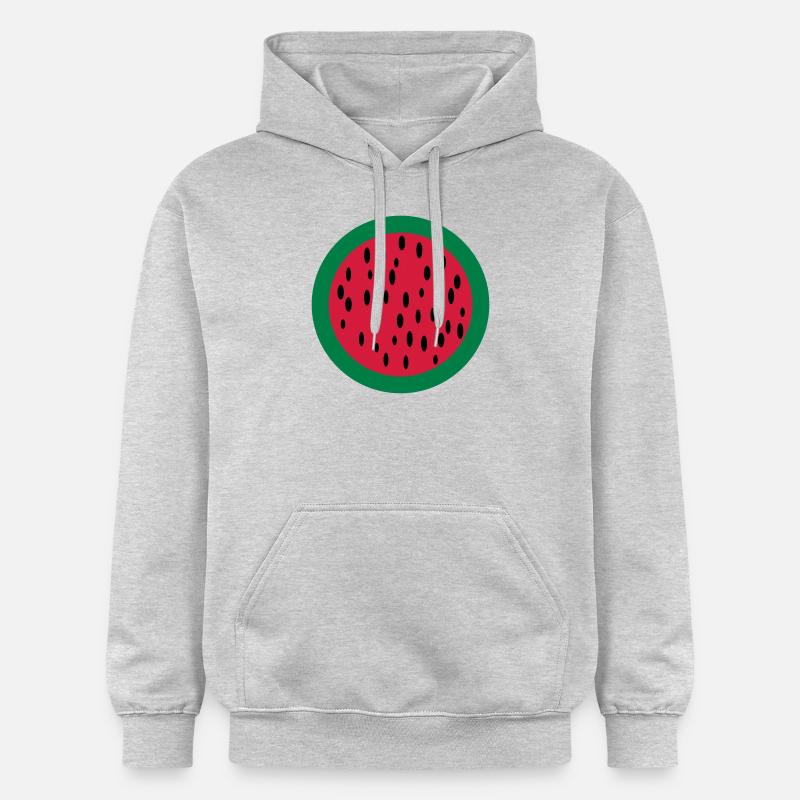 melone - Sweat à capuche Softstyle® Gildan Unisexe - gris clair chiné
