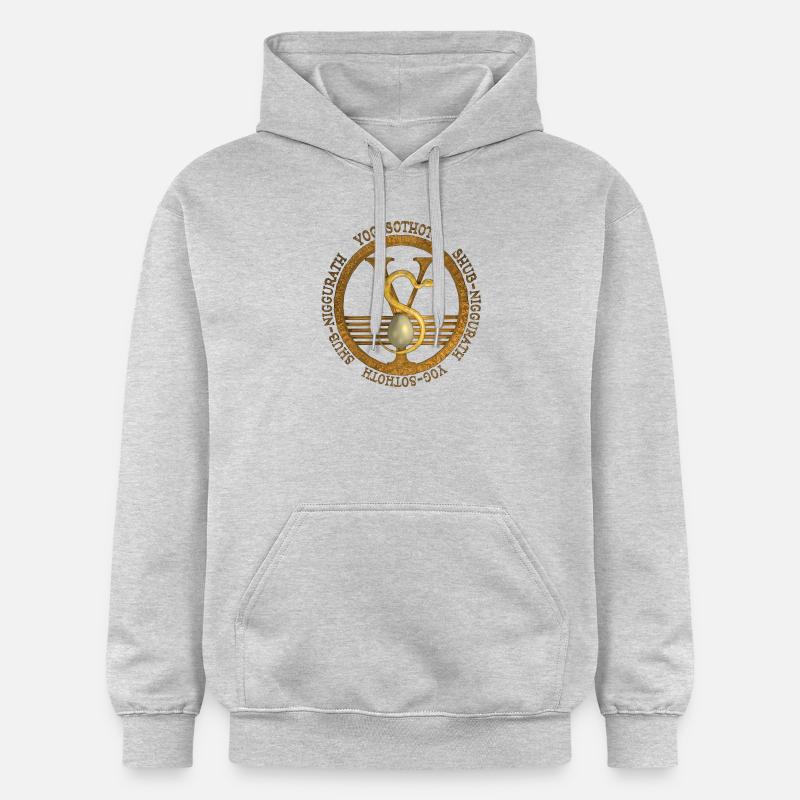 Yog Sothoth Emblem - Sweat à capuche Softstyle® Gildan Unisexe - gris clair chiné
