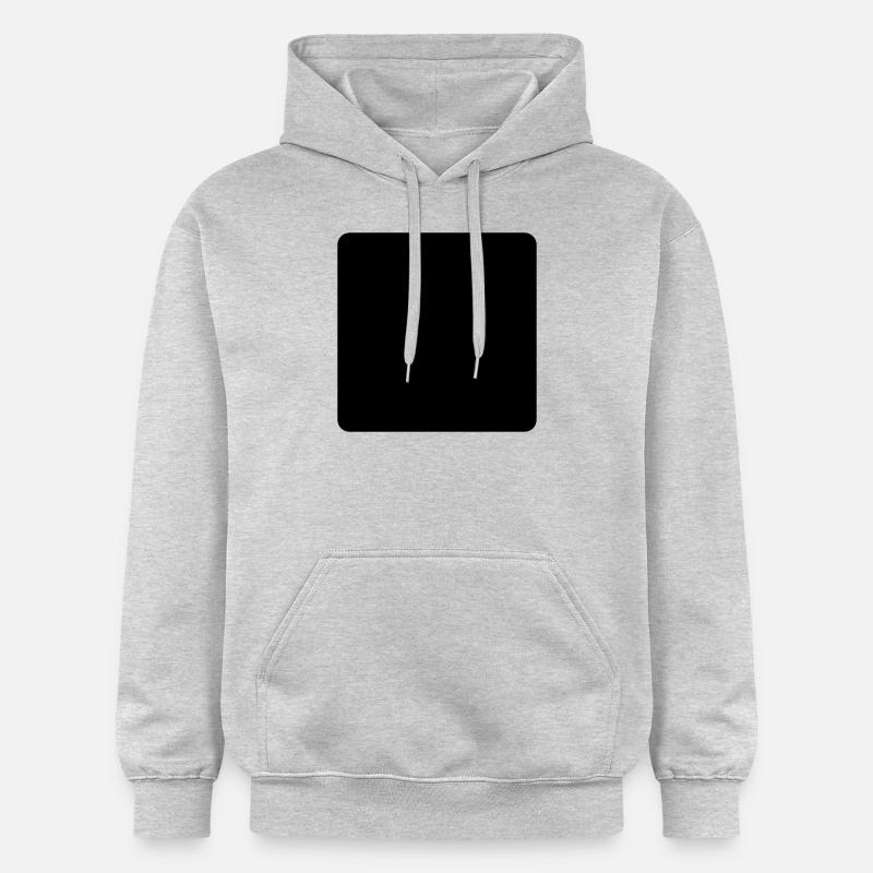 Place de Math symbole - noir - Sweat à capuche Softstyle® Gildan Unisexe - gris clair chiné