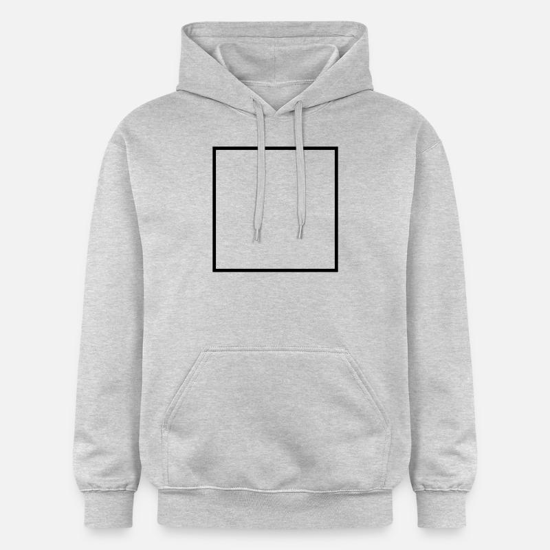 Symboles mathématiques - carré - Sweat à capuche Softstyle® Gildan Unisexe - gris clair chiné