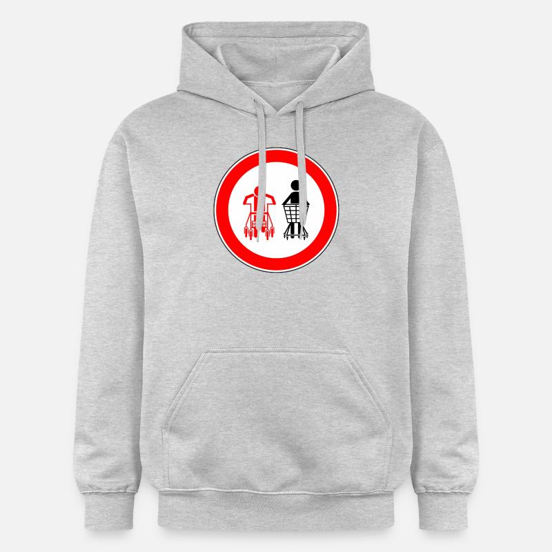 Course - Sweat à capuche Softstyle® Gildan Unisexe - gris clair chiné