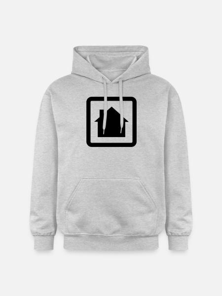 haus - Gildan Unisex Softstyle® Midweight Hoodie - Hellgrau meliert
