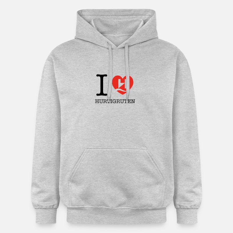 Hurtigruten Amour - Sweat à capuche Softstyle® Gildan Unisexe - gris clair chiné