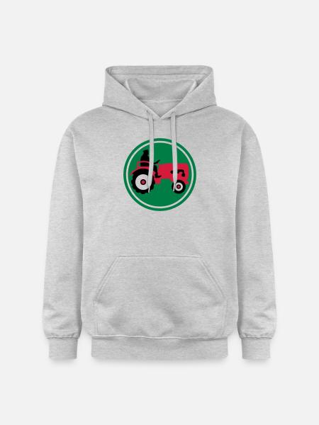 bauer_mit_traktor_032013_a_3c - Gildan Unisex Softstyle® Midweight Hoodie - light heather grey