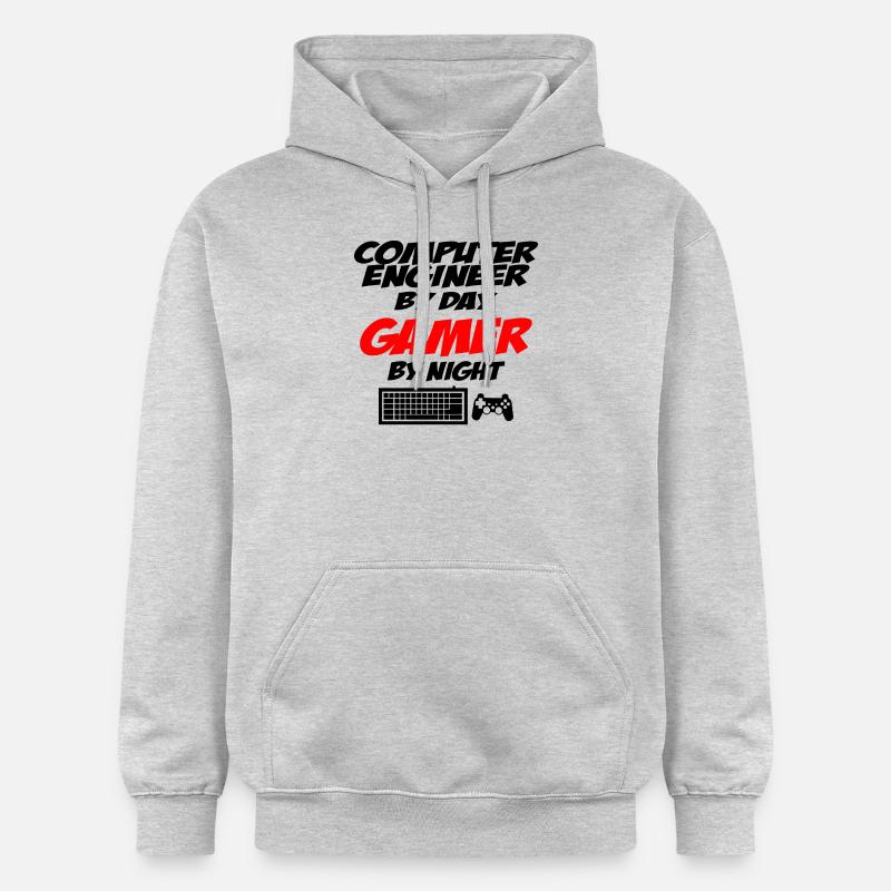 Ingénieur en informatique - Sweat à capuche Softstyle® Gildan Unisexe - gris clair chiné