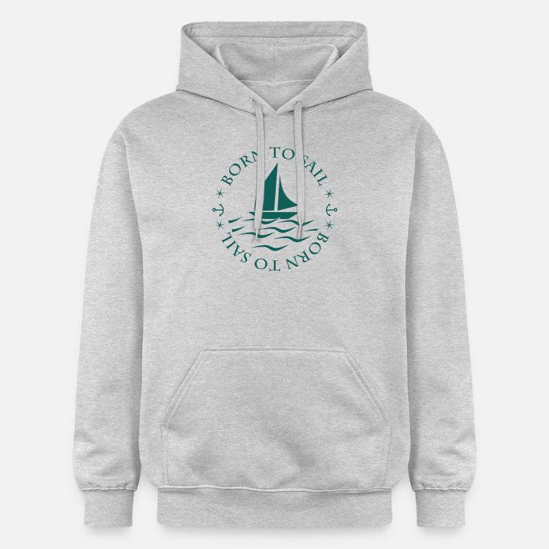 Voile - Sweat à capuche Softstyle® Gildan Unisexe - gris clair chiné
