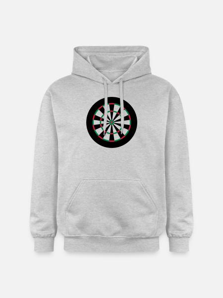 Dart Board - Gildan Unisex Softstyle® Midweight Hoodie - Hellgrau meliert