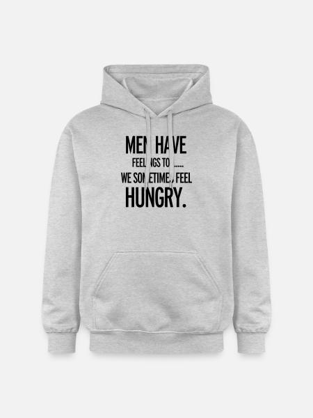 Hungry - Gildan Unisex Softstyle® Midweight Hoodie - Hellgrau meliert