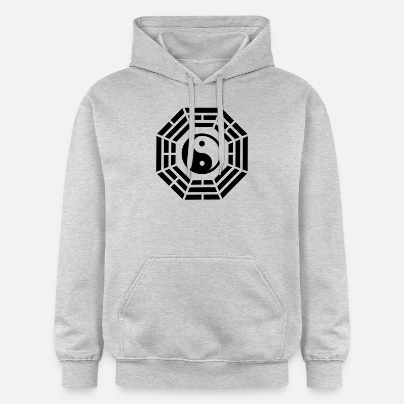 Feng shui - Sweat à capuche Softstyle® Gildan Unisexe - gris clair chiné