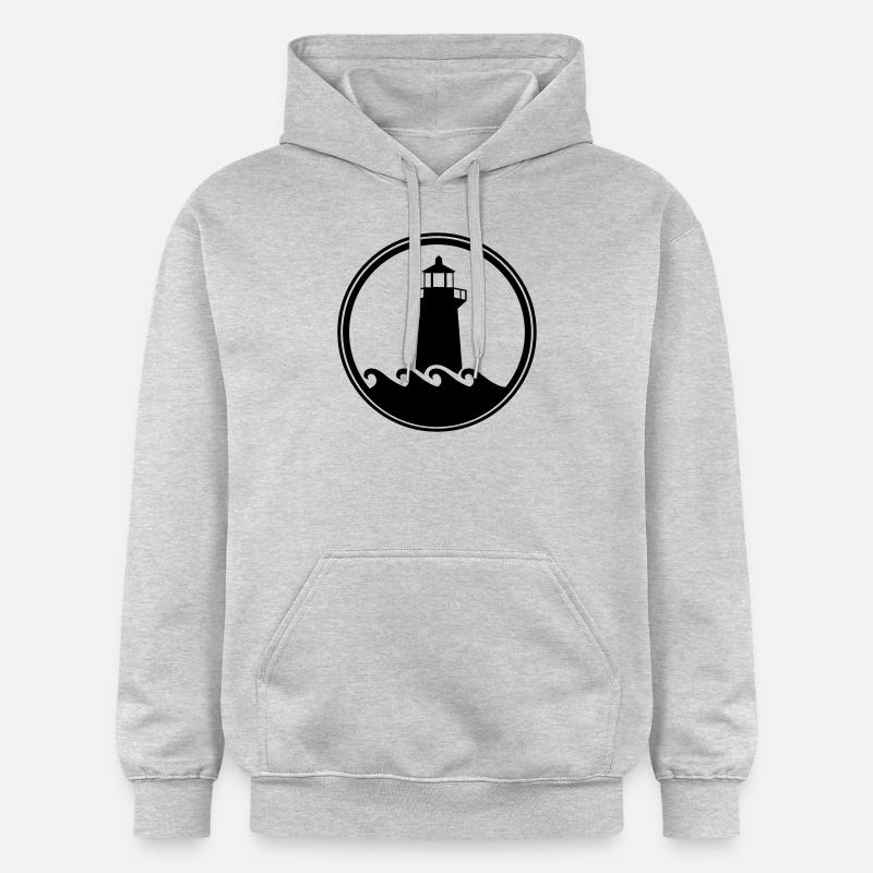 leuchtturm_001 - Sweat à capuche Softstyle® Gildan Unisexe - gris clair chiné