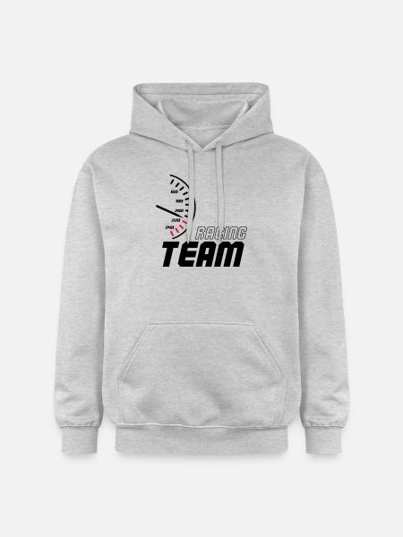 racing_team_01 - Gildan Unisex Softstyle® Midweight Hoodie - Hellgrau meliert