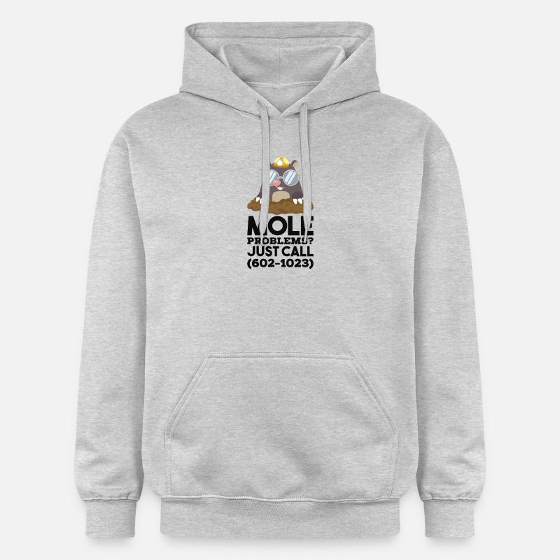 Chimie Mole Mole Chimie - Sweat à capuche Softstyle® Gildan Unisexe - gris clair chiné