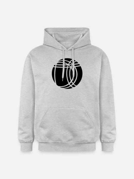 Pétanque Ball - Gildan Unisex Softstyle® Midweight Hoodie - light heather grey